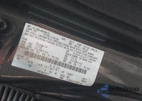 2015 Ford Focus Se из США, поврежденный, VIN 1FADP3F23FL344748